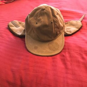 Jordan S/M Hat w Velcro & ear covers for winter
